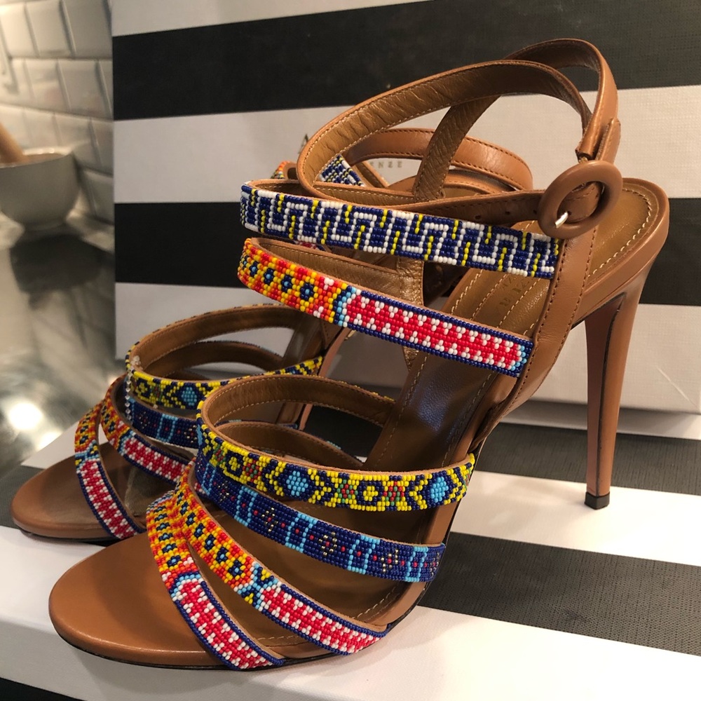 Aquazurra Masai sandal 40 $995